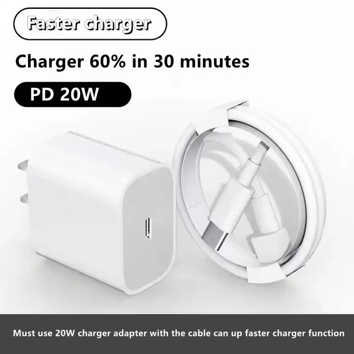 Type C to Type C 20W PD Fast Charging Cable 1M